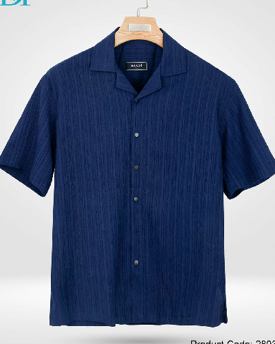 Popcorn Cuban Collar Shirt